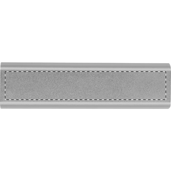 Schemat znakowania dla Nadruk UV - UVD na gadżecie: Power bank z grawerem logo aluminium z recyklingu