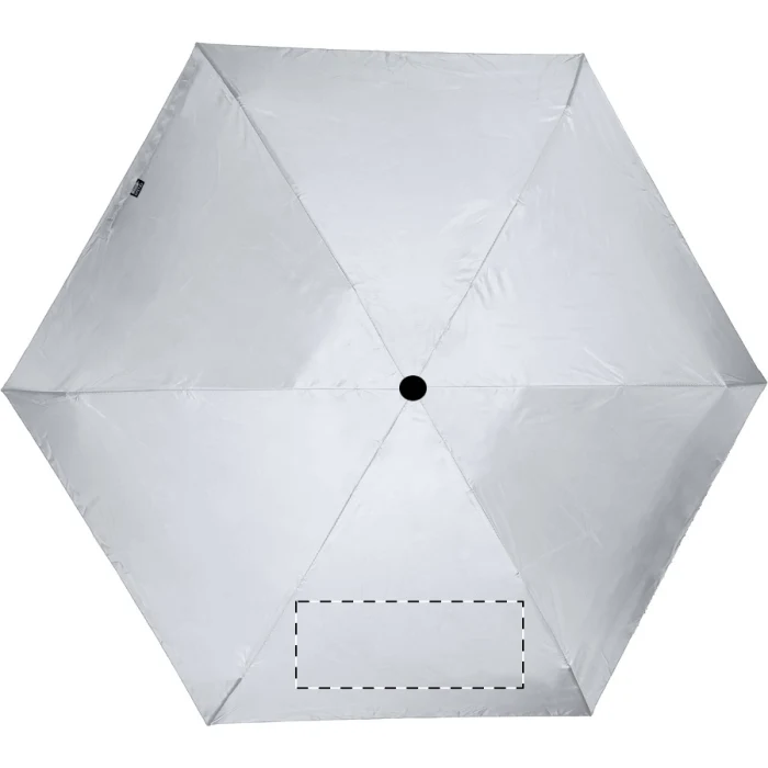 Schemat znakowania dla Sitodruk - S3 na gadżecie: Parasol reklamowy z logo rPET, bambusowa rączka mini
