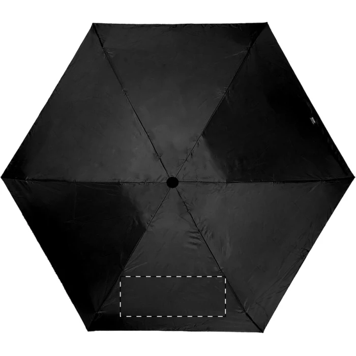 Schemat znakowania dla Transfer cyfrowy - DTD na gadżecie: Miniboo parasol reklamowy RPET składany 175 mm