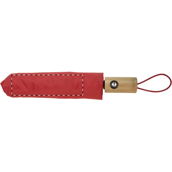 Schemat znakowania dla Termotransfer - TD na gadżecie: Parasol automatyczny RPET 985 mm z bambusową rączką