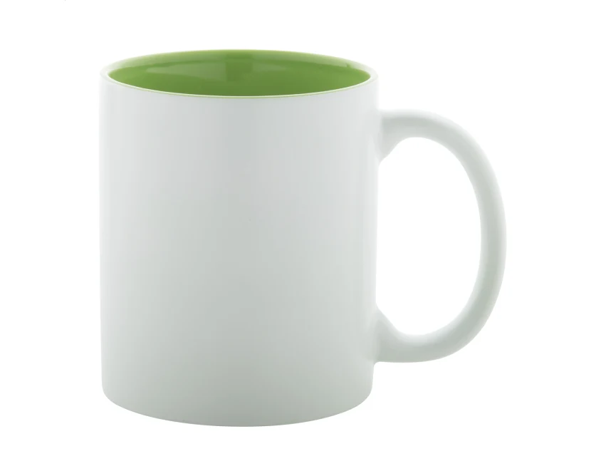 Kubek ceramiczny reklamowy 350 ml limonkowy