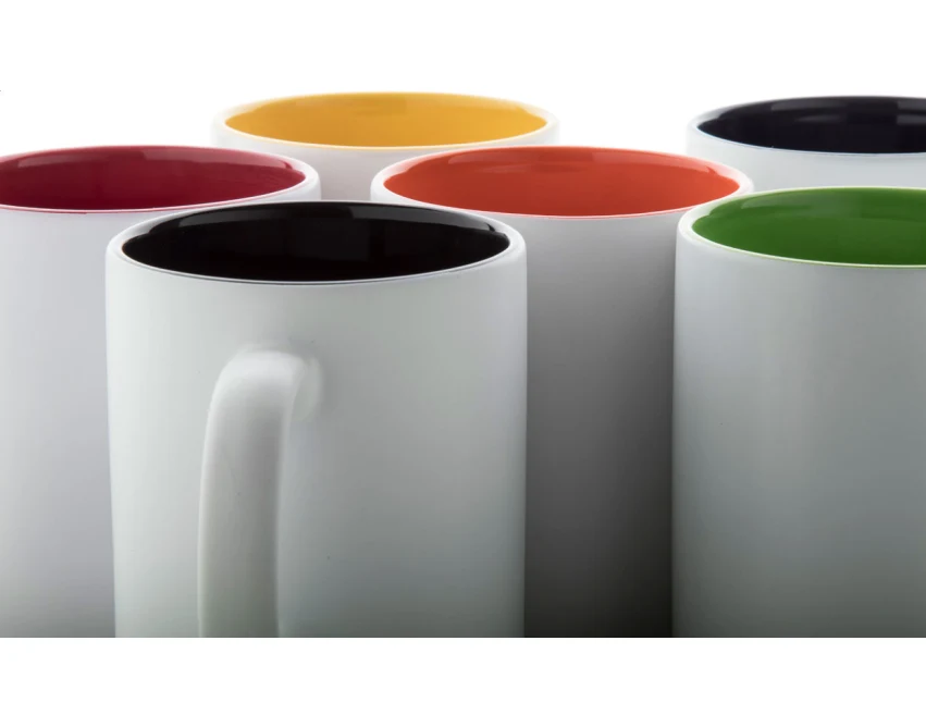 Kubek ceramiczny reklamowy 350 ml limonkowy