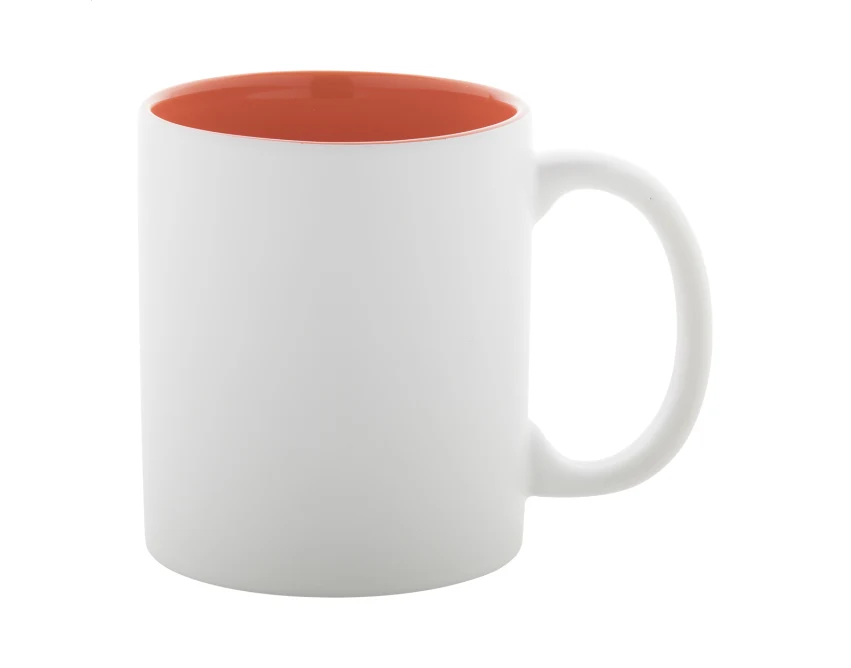 Kubek ceramiczny z grawerem logo 350 ml w pudełku