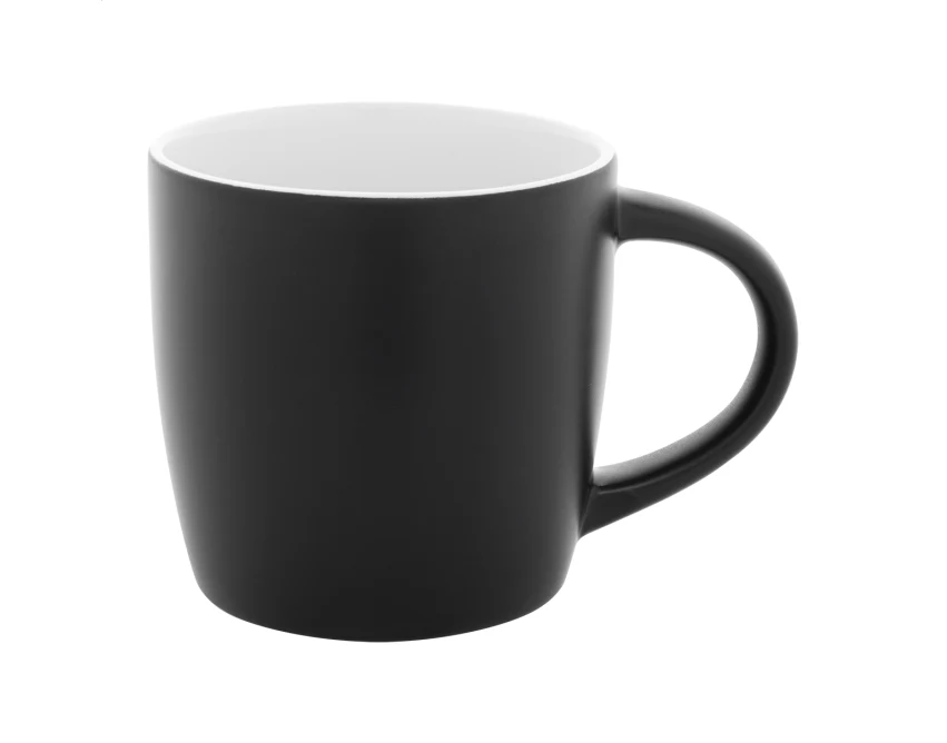 Kubek ceramiczny 300 ml z grawerem matowy czarny