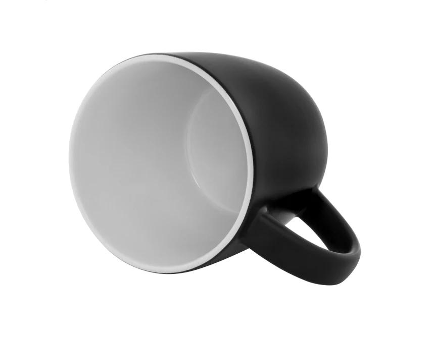 Kubek ceramiczny 300 ml z grawerem matowy czarny