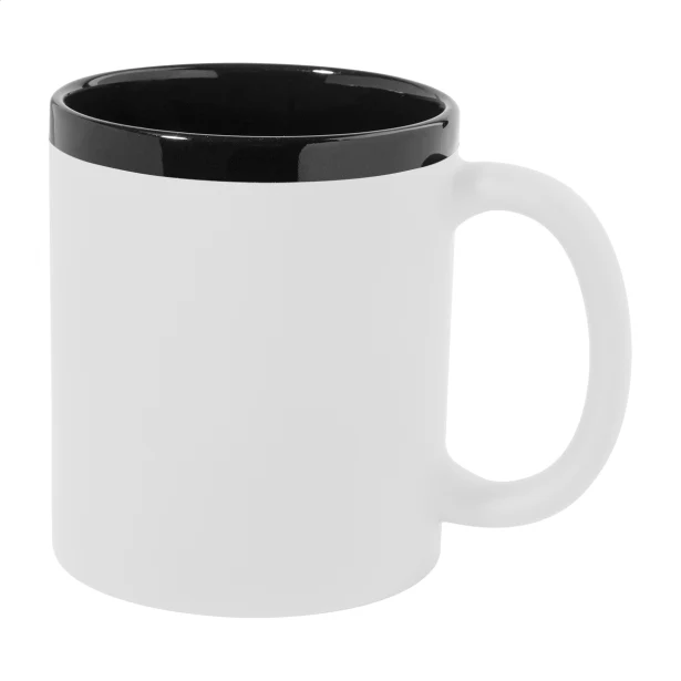 Kubek ceramiczny 300 ml biały z grawerem Soft Touch