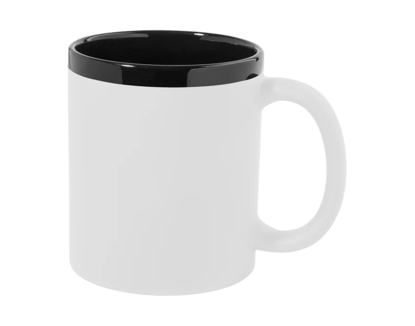 Kubek ceramiczny 300 ml biały z grawerem Soft Touch