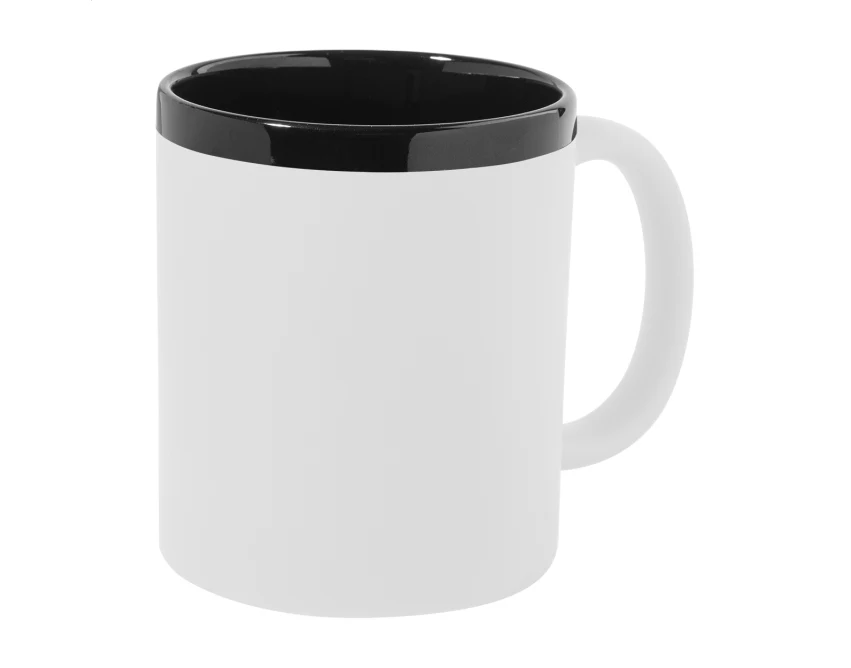 Kubek ceramiczny 300 ml biały z grawerem Soft Touch