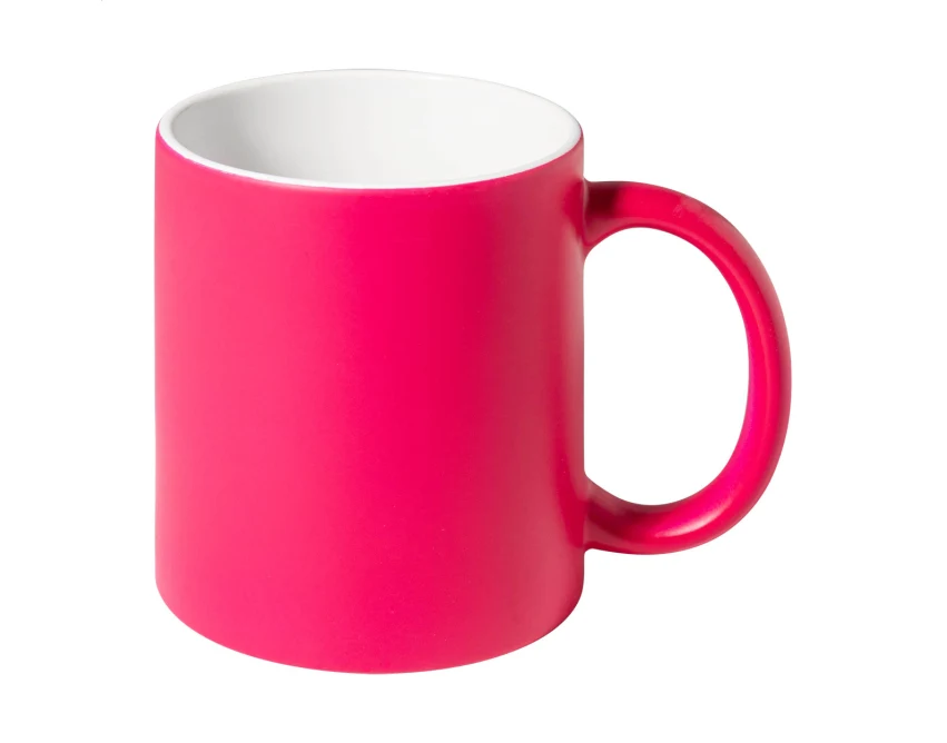 Kubek ceramiczny 350 ml z grawerem fuksja