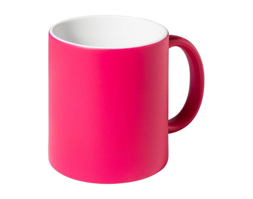 Kubek ceramiczny 350 ml z grawerem fuksja