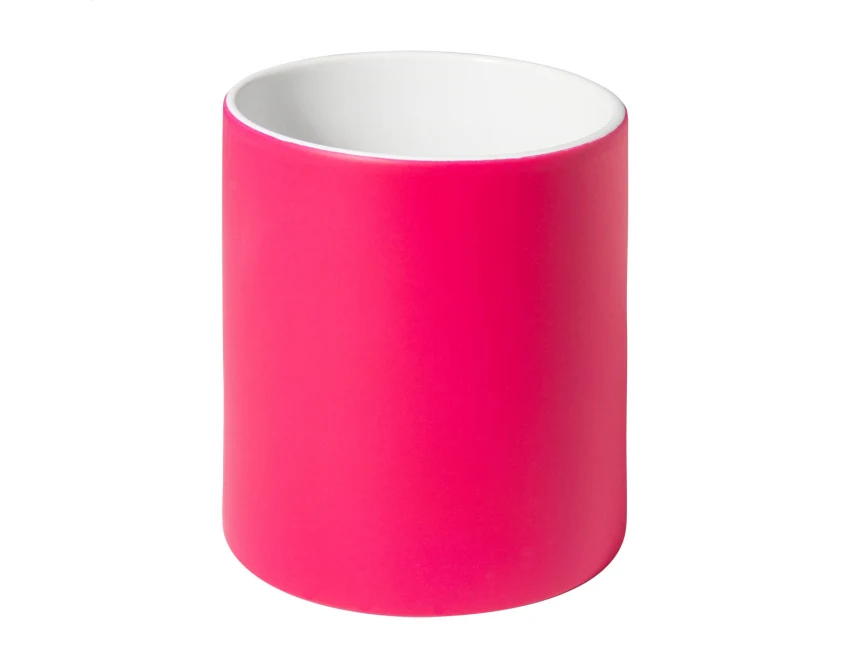 Kubek ceramiczny 350 ml z grawerem fuksja