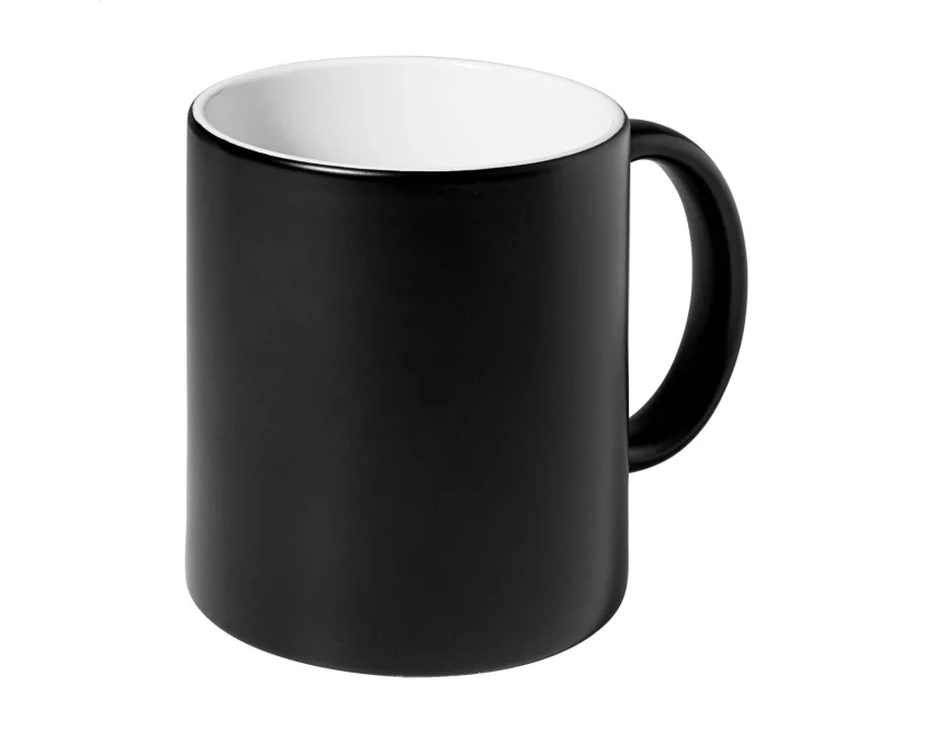 Kubek ceramiczny z grawerem logo 350 ml czarny