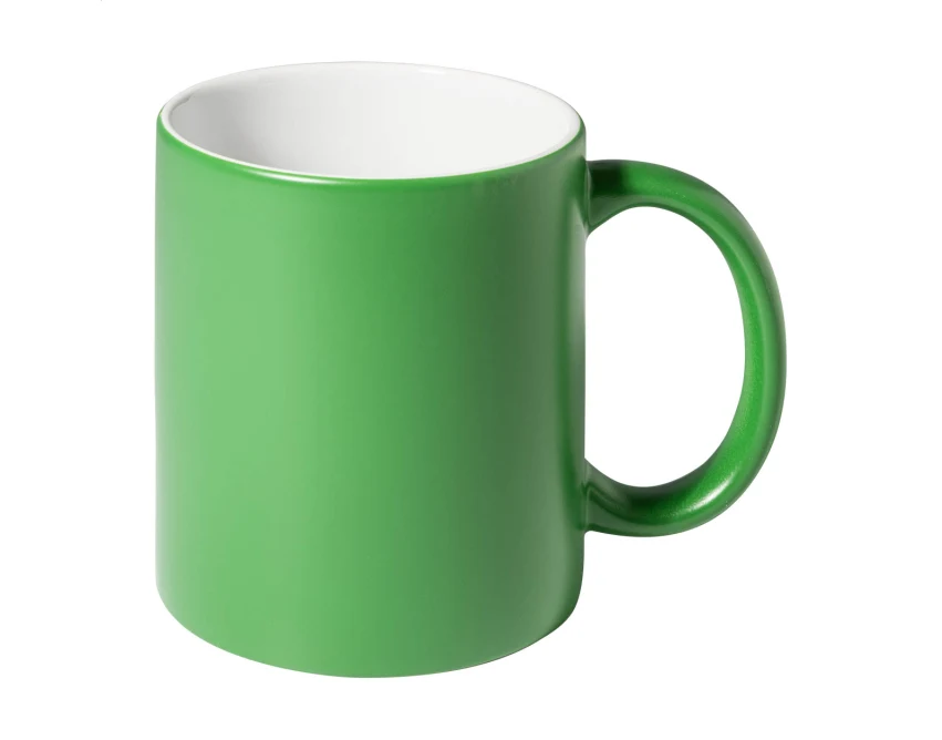 Zielony kubek ceramiczny 350 ml z grawerem
