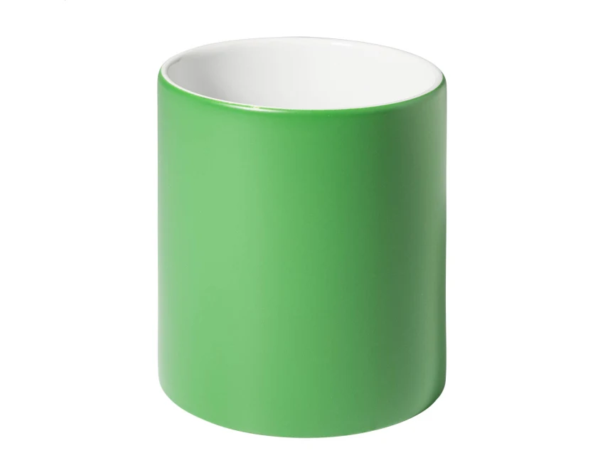 Zielony kubek ceramiczny 350 ml z grawerem