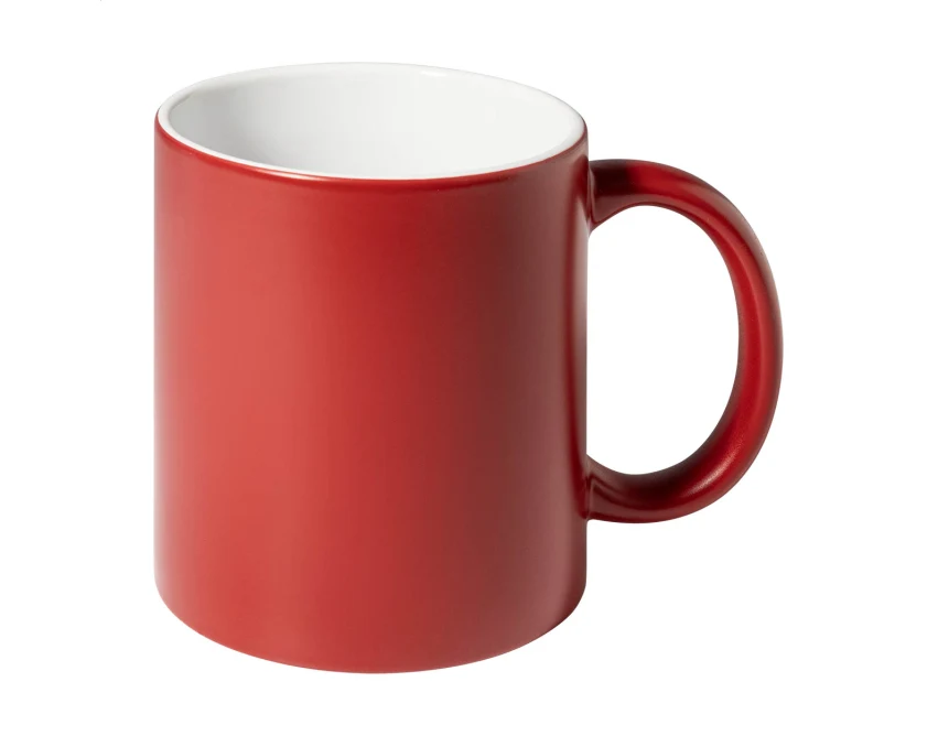 Kubek ceramiczny z grawerem 350 ml czerwony