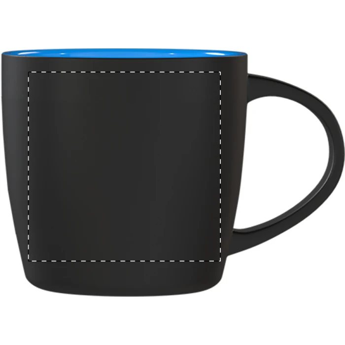 Schemat znakowania dla Ceramika - C1 na gadżecie: Kubek ceramiczny 300 ml z grawerem logo czarny