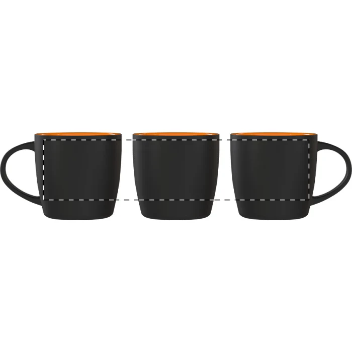 Schemat znakowania dla Grawerowanie laserowe (personalizacja) - NER2 na gadżecie: Kubek ceramiczny 300 ml z grawerem pomarańczowy
