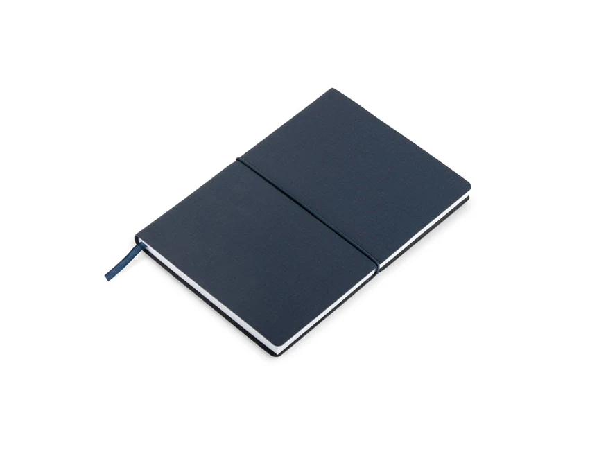 BUMI notes reklamowy A5 granatowy z okładką PU