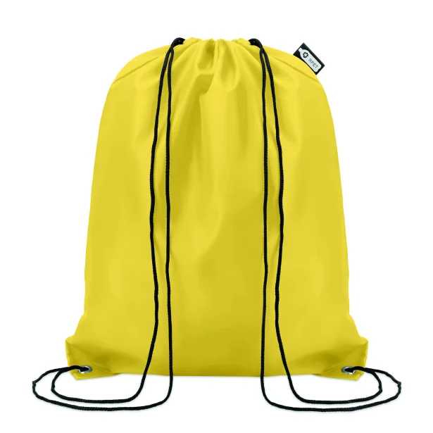 Worek reklamowy z nadrukiem RPET 36×40 cm żółty