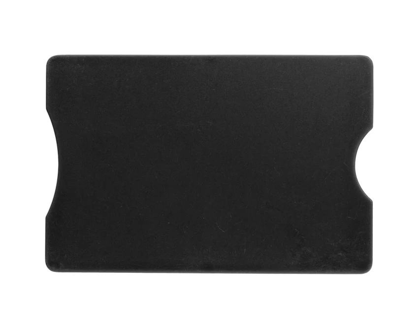 Osłona na kartę RFID 8,9×6 cm czarna aluminiowa