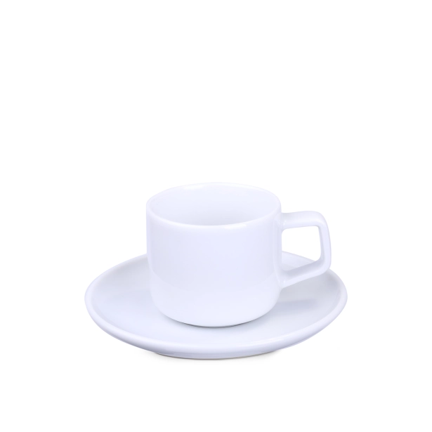 Filiżanka reklamowa Horizon 80 ml biała porcelana