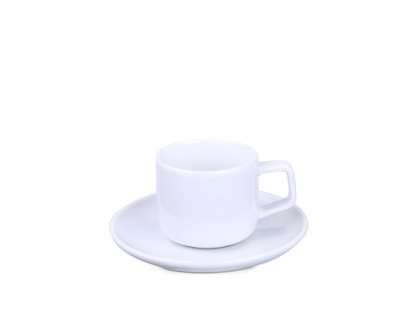 Filiżanka reklamowa Horizon 80 ml biała porcelana