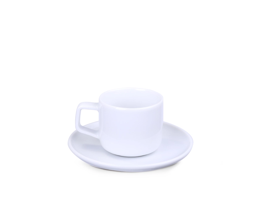 Filiżanka reklamowa Horizon 80 ml biała porcelana