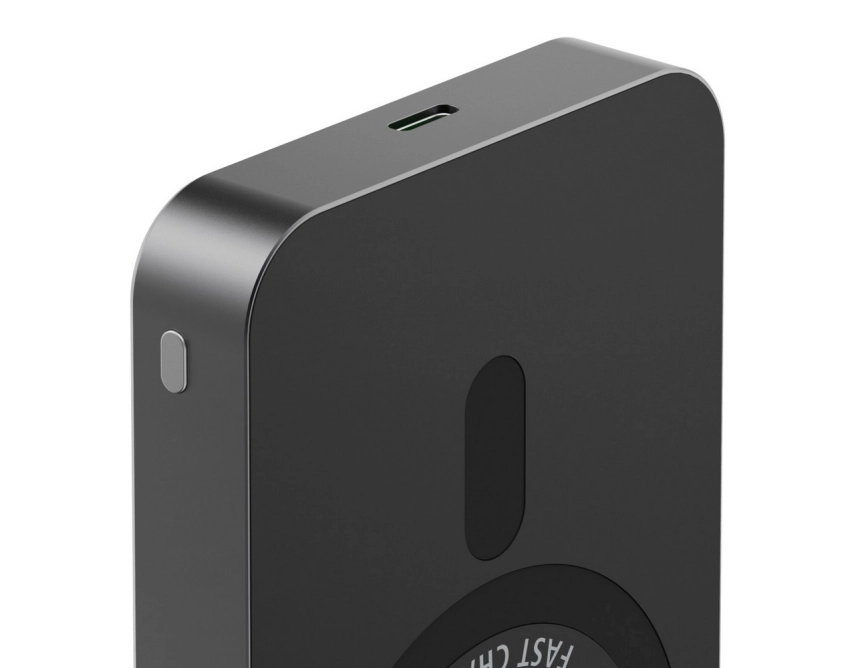 Magsafe powerbank 10000 Hama aluminiowy Qi 15 W