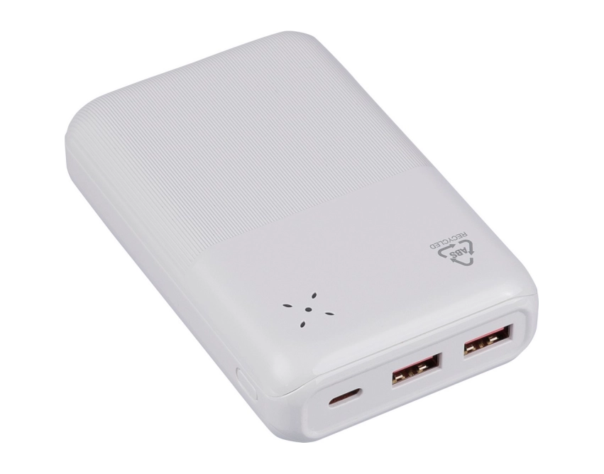 Mocny power bank 20000 mAh biały RABS, PD 22,5 W