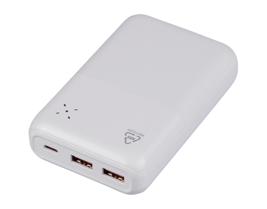 Mocny power bank 20000 mAh biały RABS, PD 22,5 W