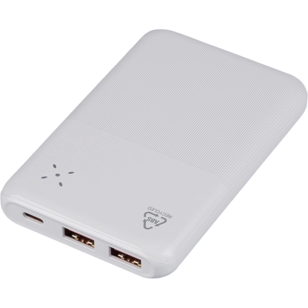 Powerbank z logo 10000 mAh RABS biały 22,5 W