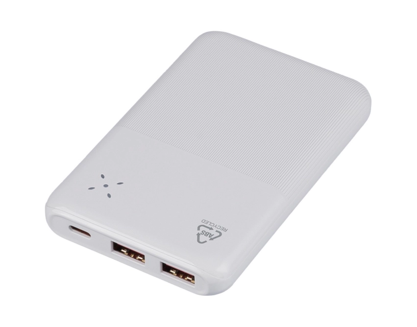 Powerbank z logo 10000 mAh RABS biały 22,5 W