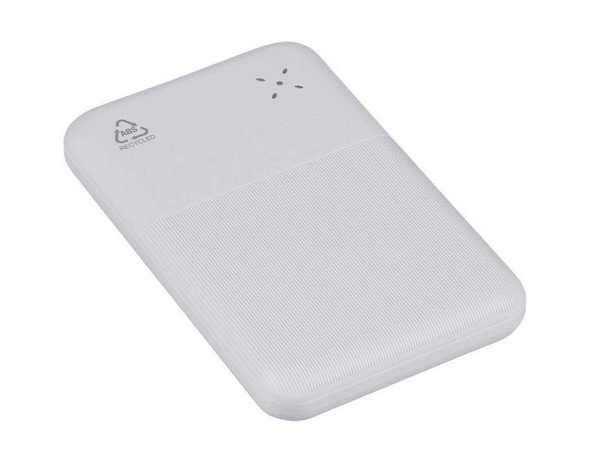 Powerbank z logo 10000 mAh RABS biały 22,5 W