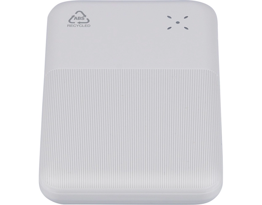 Powerbank z logo 10000 mAh RABS biały 22,5 W