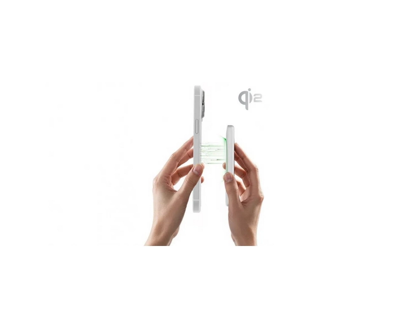 Aukey powerbank MagSafe 10000 mAh srebrny 15 W