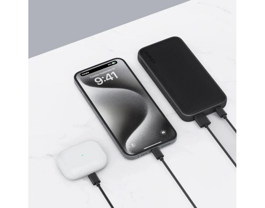 Aukey power bank z szybkim ładowaniem 10000 mAh