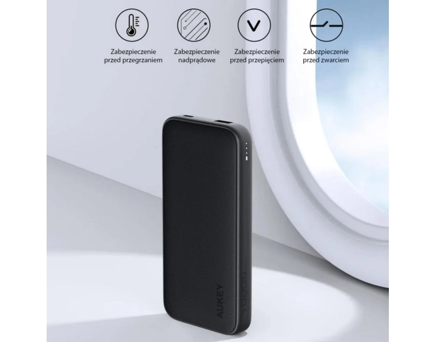 Aukey power bank z szybkim ładowaniem 10000 mAh