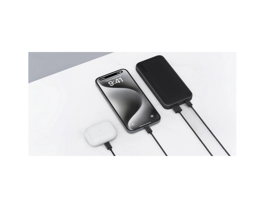 Aukey power bank z szybkim ładowaniem 10000 mAh
