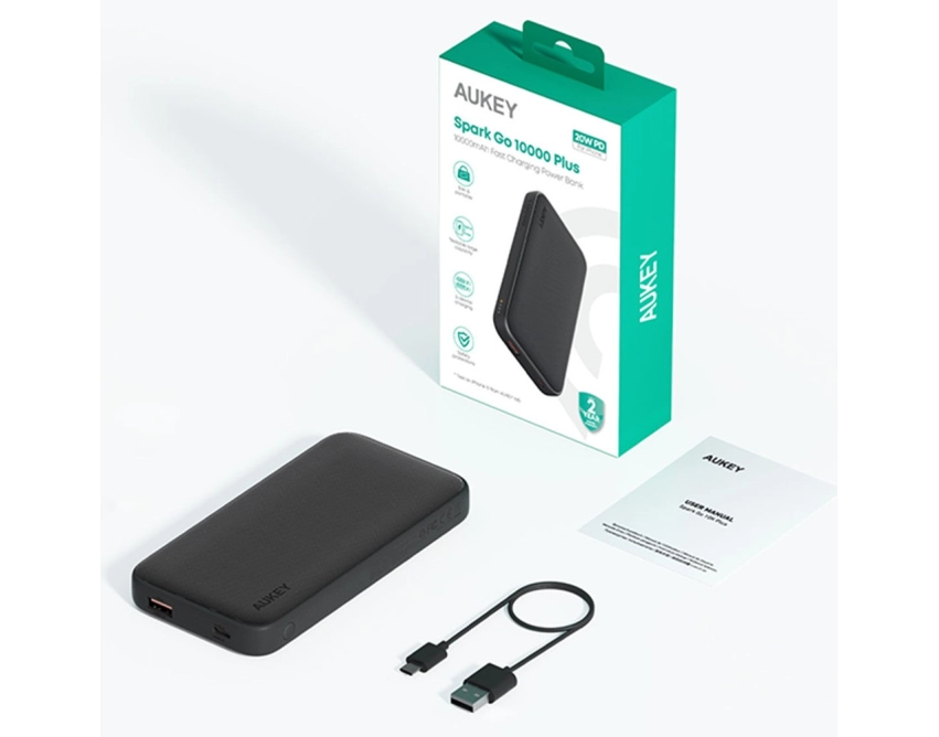 Aukey power bank z szybkim ładowaniem 10000 mAh