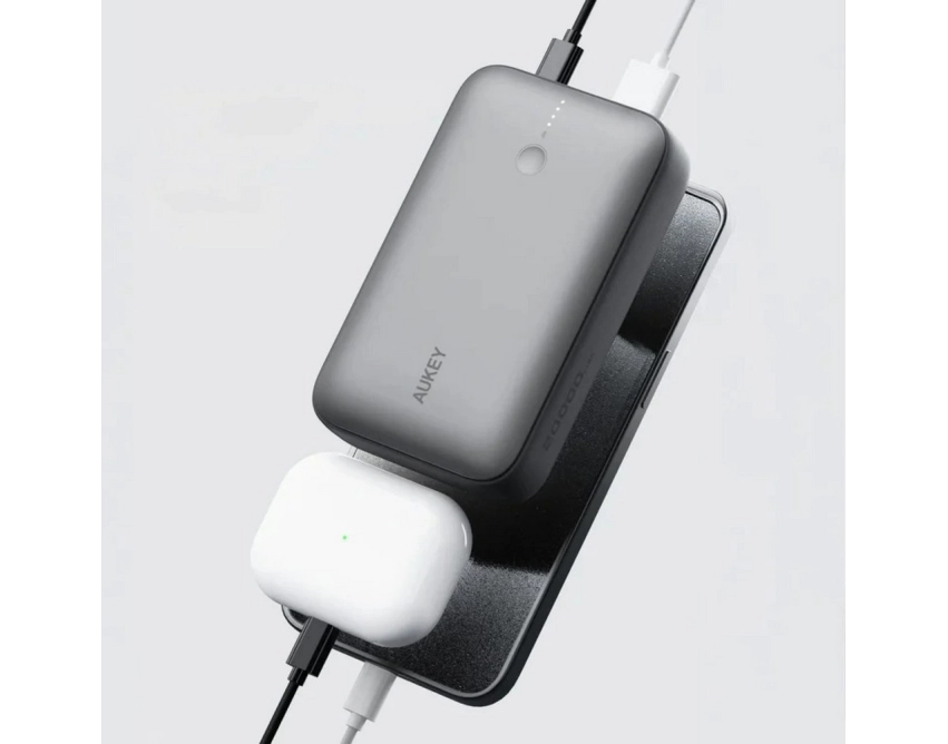 Mocny powerbank Aukey 20000 mAh grafitowy PD