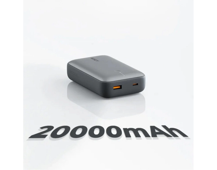 Mocny powerbank Aukey 20000 mAh grafitowy PD