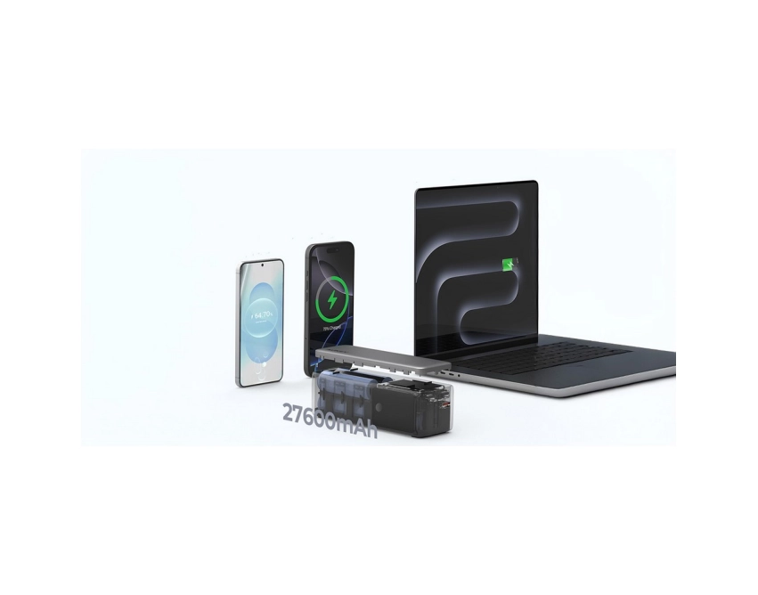 Powerbank do ładowania laptopów 140 W Aukey 27600 mAh