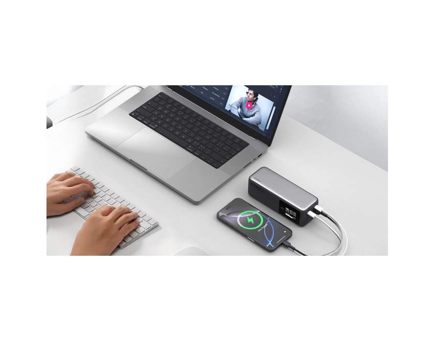 Powerbank do ładowania laptopów 140 W Aukey 27600 mAh