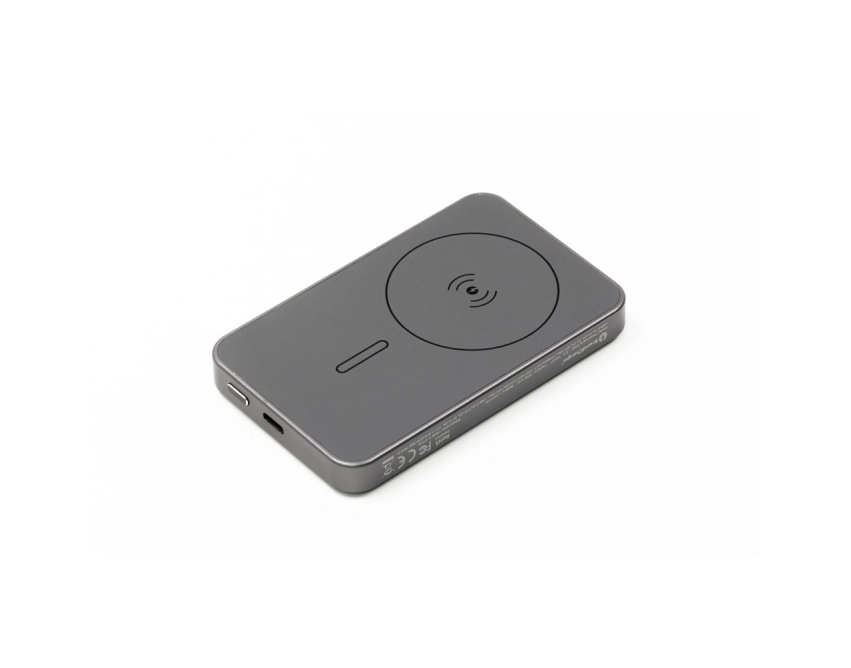 Powerwave magnetyczny powerbank indukcyjny grafitowy