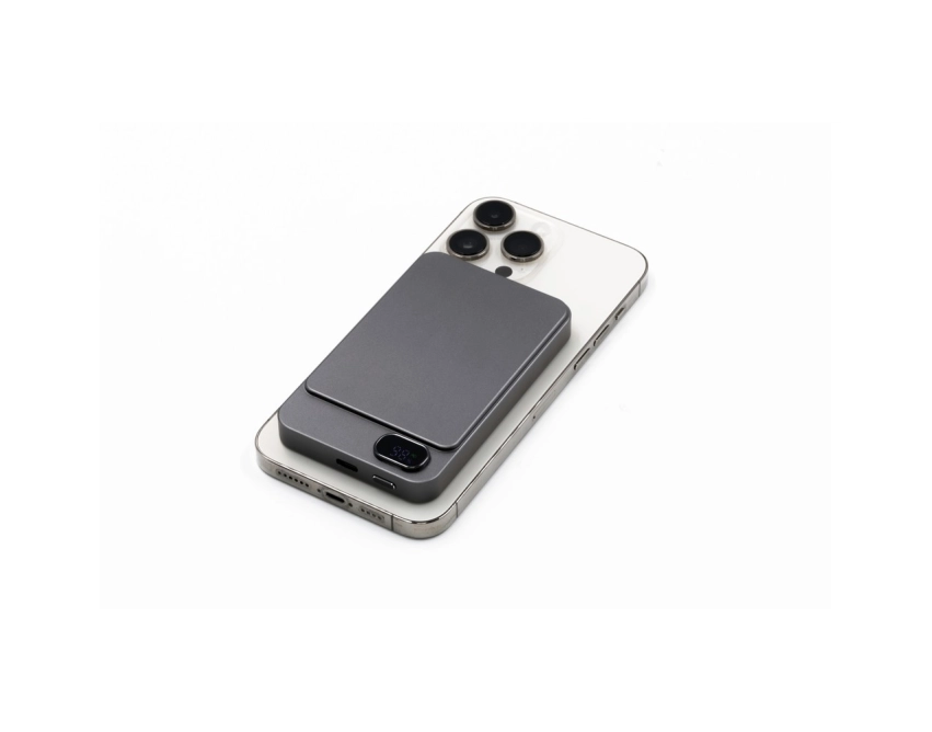 Powerwave magnetyczny powerbank indukcyjny grafitowy