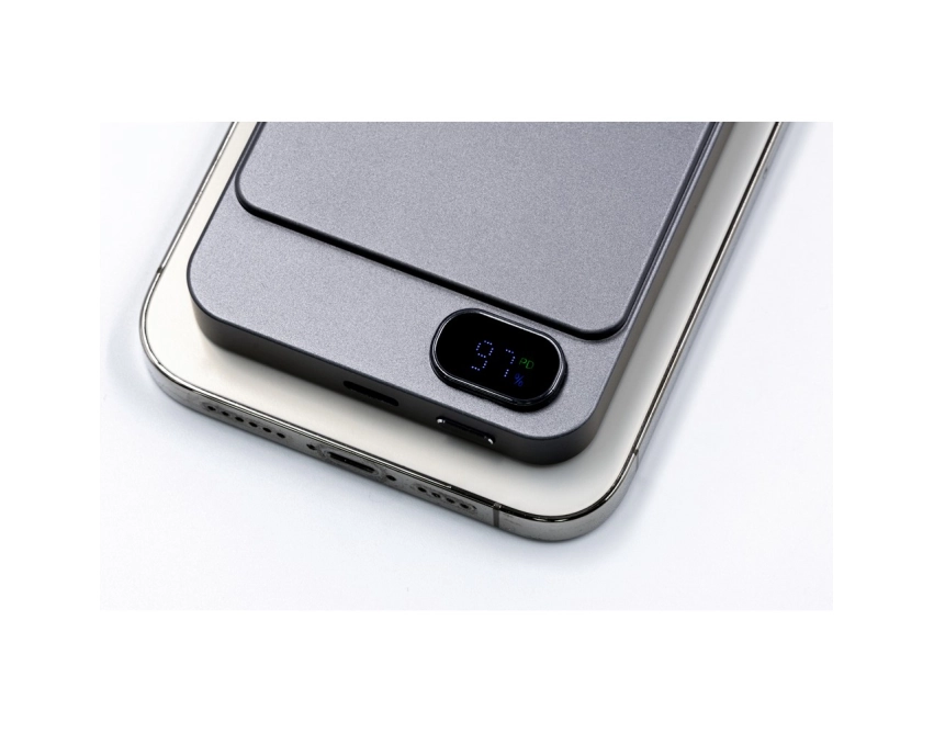 Powerwave magnetyczny powerbank indukcyjny grafitowy