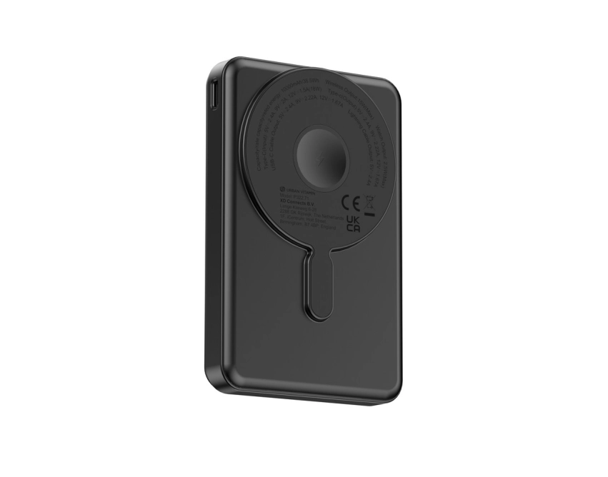 Delano powerbank 10k z ładowaniem bezprzewod. czarny