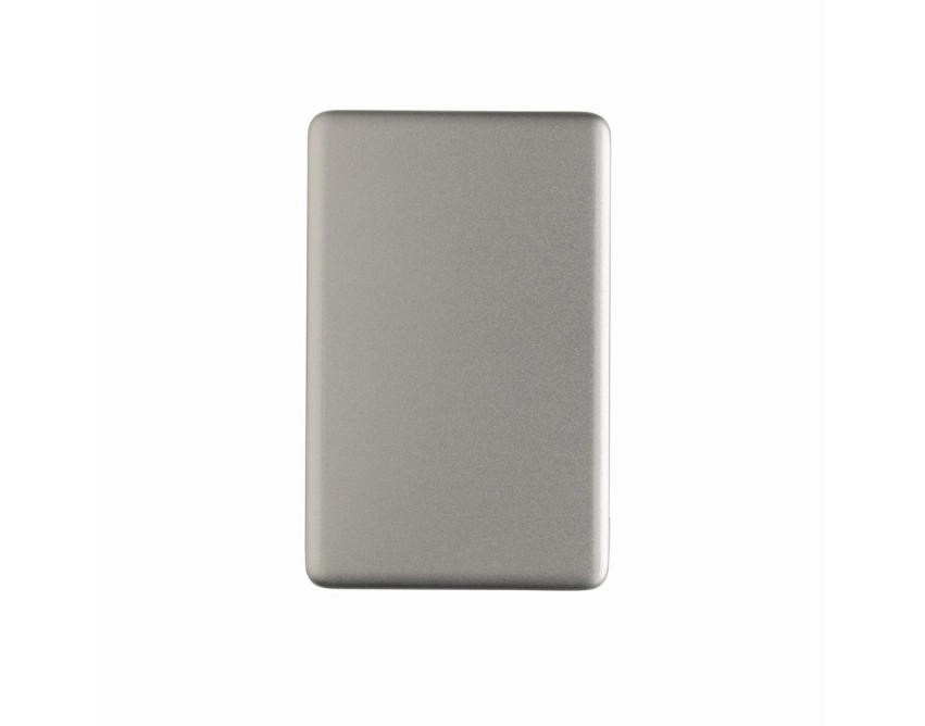 Power bank z ładowaniem bezprzewodowym Orion srebrny