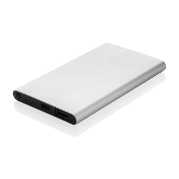 Powerbank 4000 mAh z grawerem logo aluminiowy