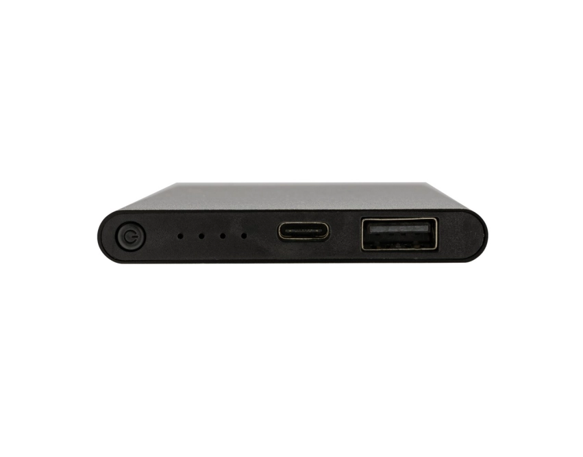 Power bank z grawerem 4000 mAh czarny mat eko